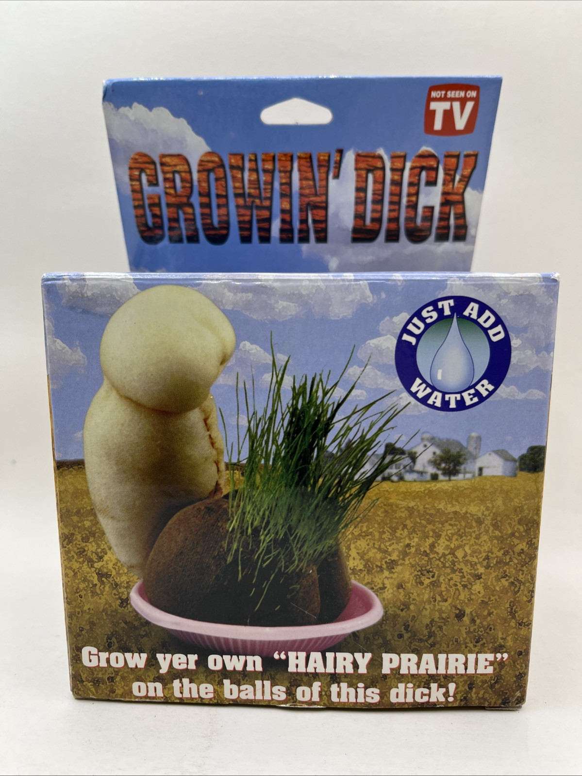 Growin’ Dick • Grow Your Own Hairy Prairie • Bachelorette Novelty Gift • New