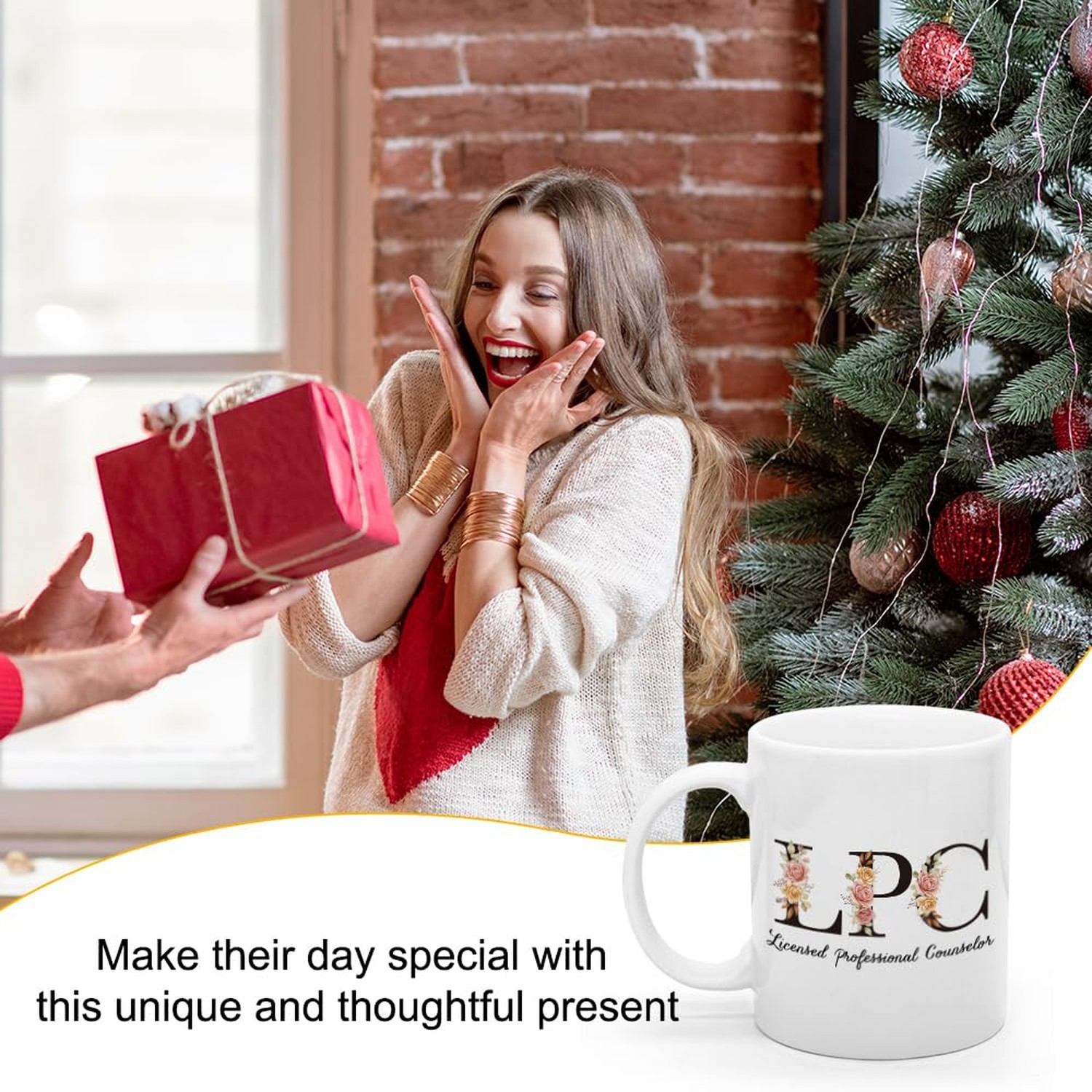 XQLZY LPC Licensed Professional Counselor Coffee Mug, LPC Tea Cup, Thank You …