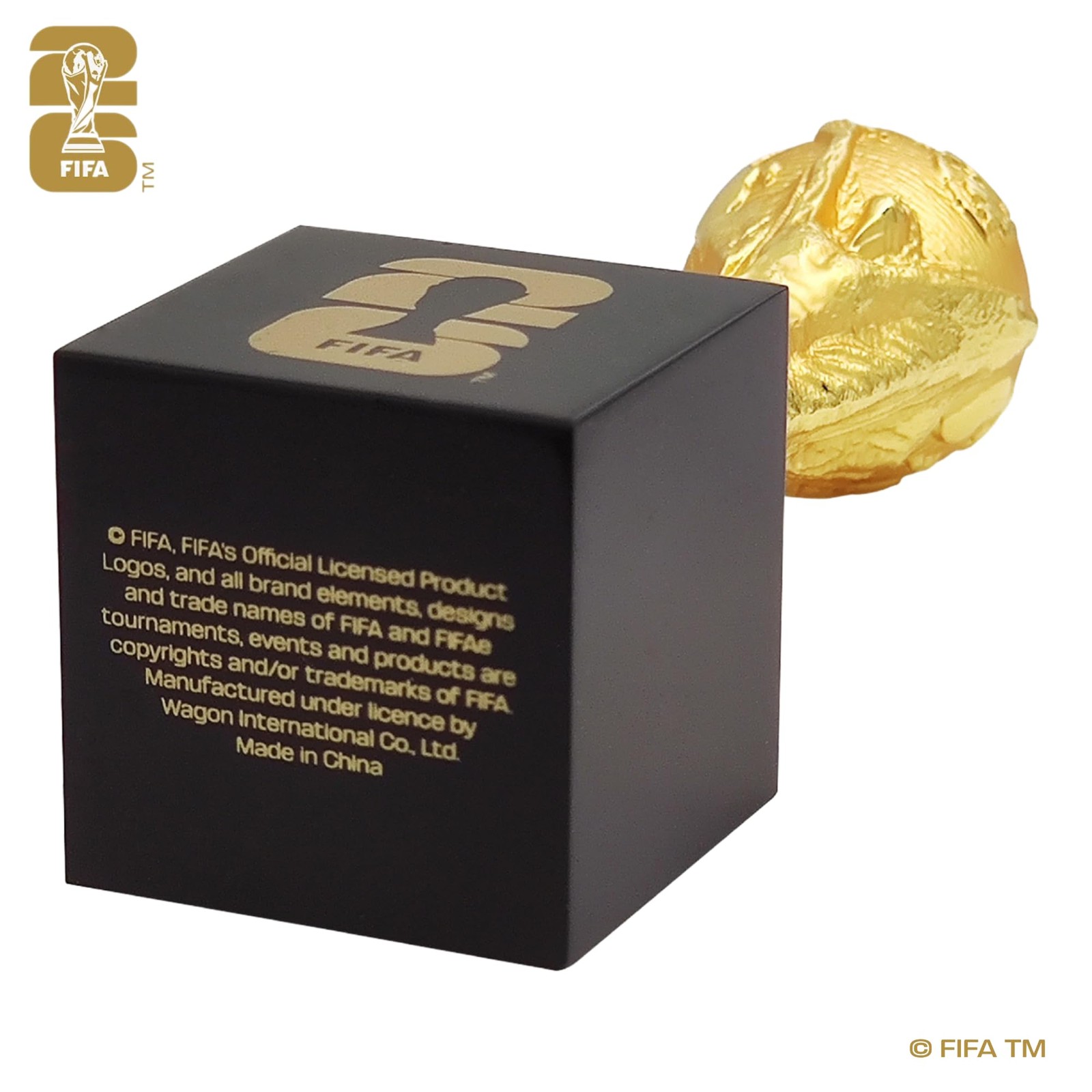 Official FIFA World Cup 2026 Edition 3D Trophy Acrylic Display Gold 70 mm