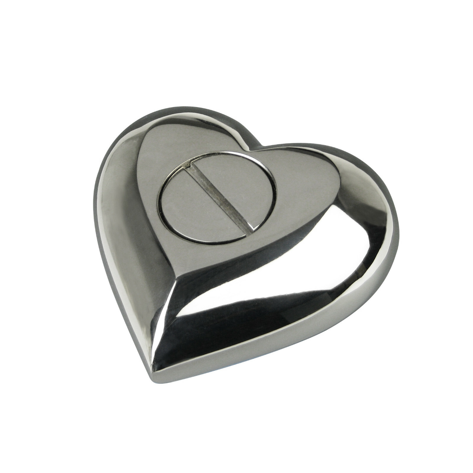 Beautiful Heart Brass Keepsake Cremation Urn For Adult Ashes Funeral Urn Unique