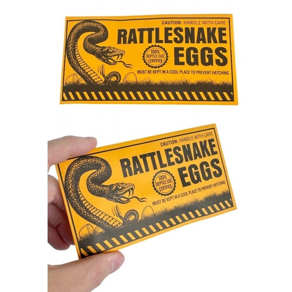 (3) RATTLESNAKE EGG PRANK ENVELOPES – Funny Joke Gag Noise Maker Trick