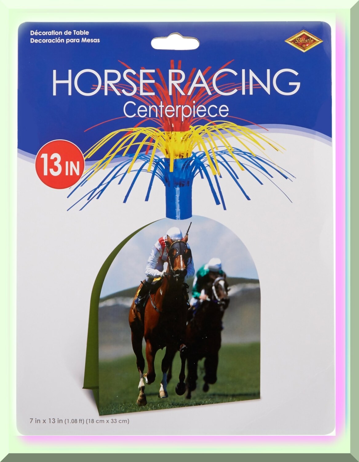 Derby Day Horse Racing Tabletop Centerpiece