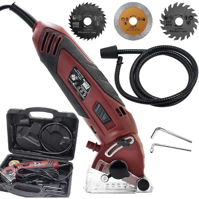 Multifunction Mini Circular Saw Machine Set, 400W High Powered Cordless Circular