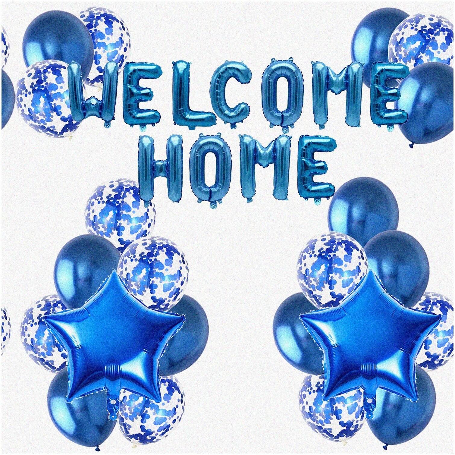 Homecoming Balloon Set with Letter and Star Shapes