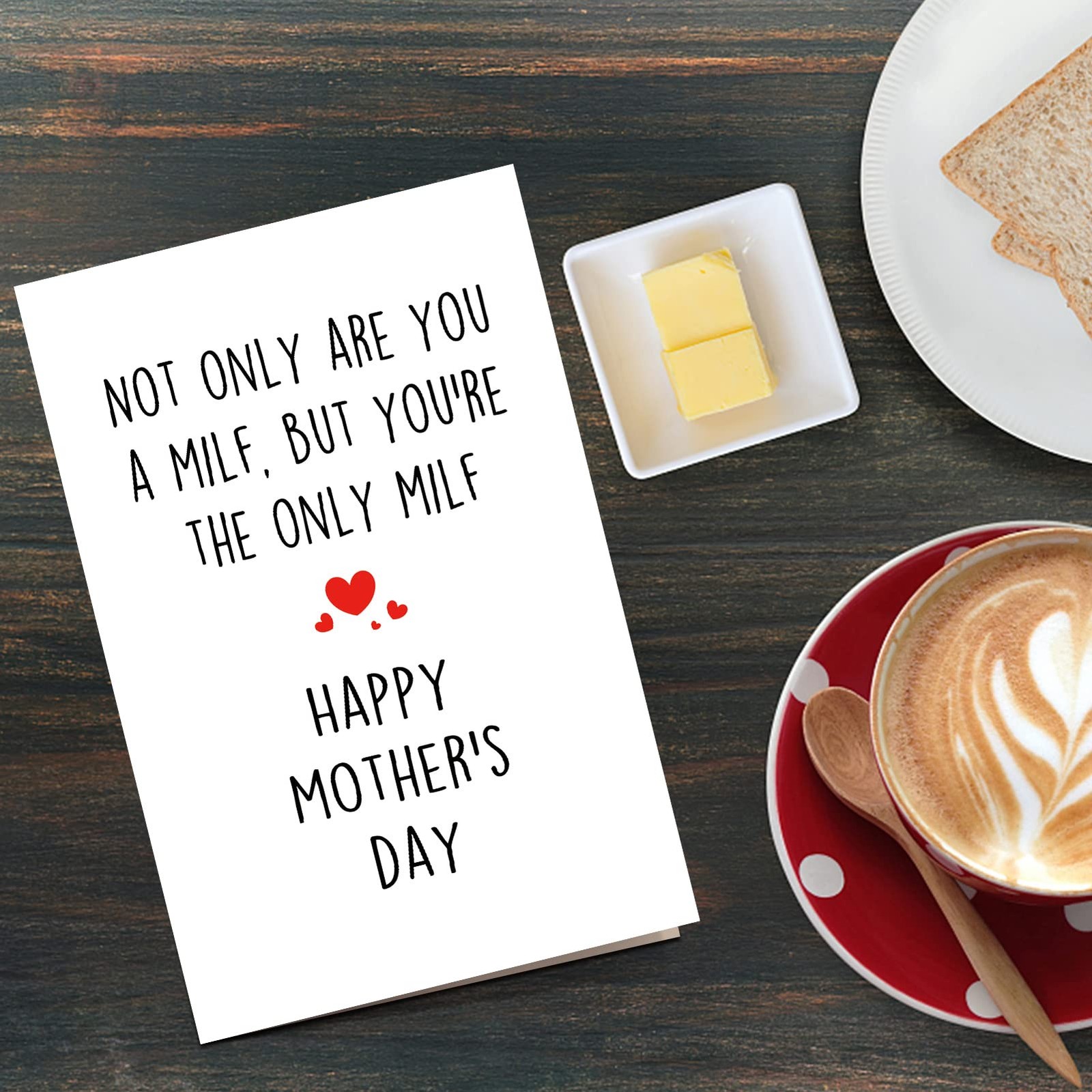 Qiliji Naughty Mother’s Day Card for Wife from 8 inches x 5.3 inches, #14