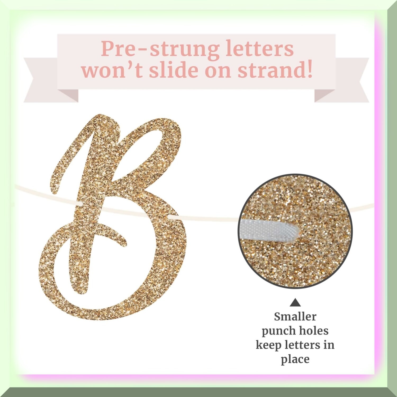 Gold Bride to Be Banner for Bachelorette Party