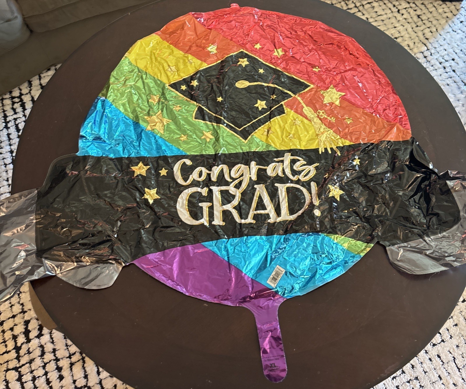 Bold Rainbow Grad 32″ Balloon 026635442183