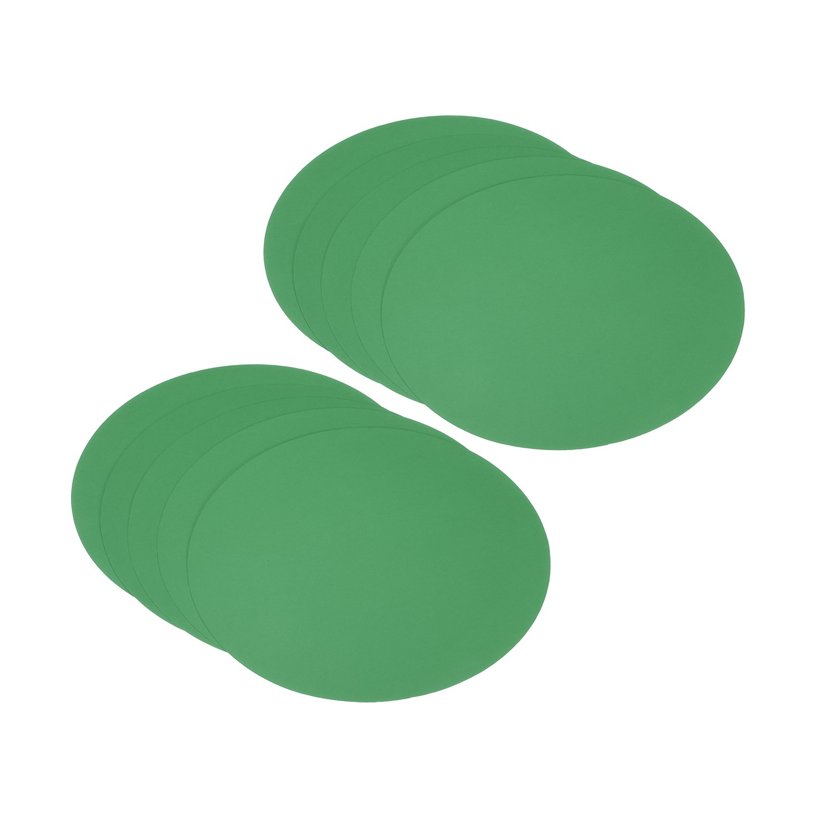 6.7-inch Round Cardboard Paper, 50 Pcs Blank Circles for DIY Craft Arts, Green
