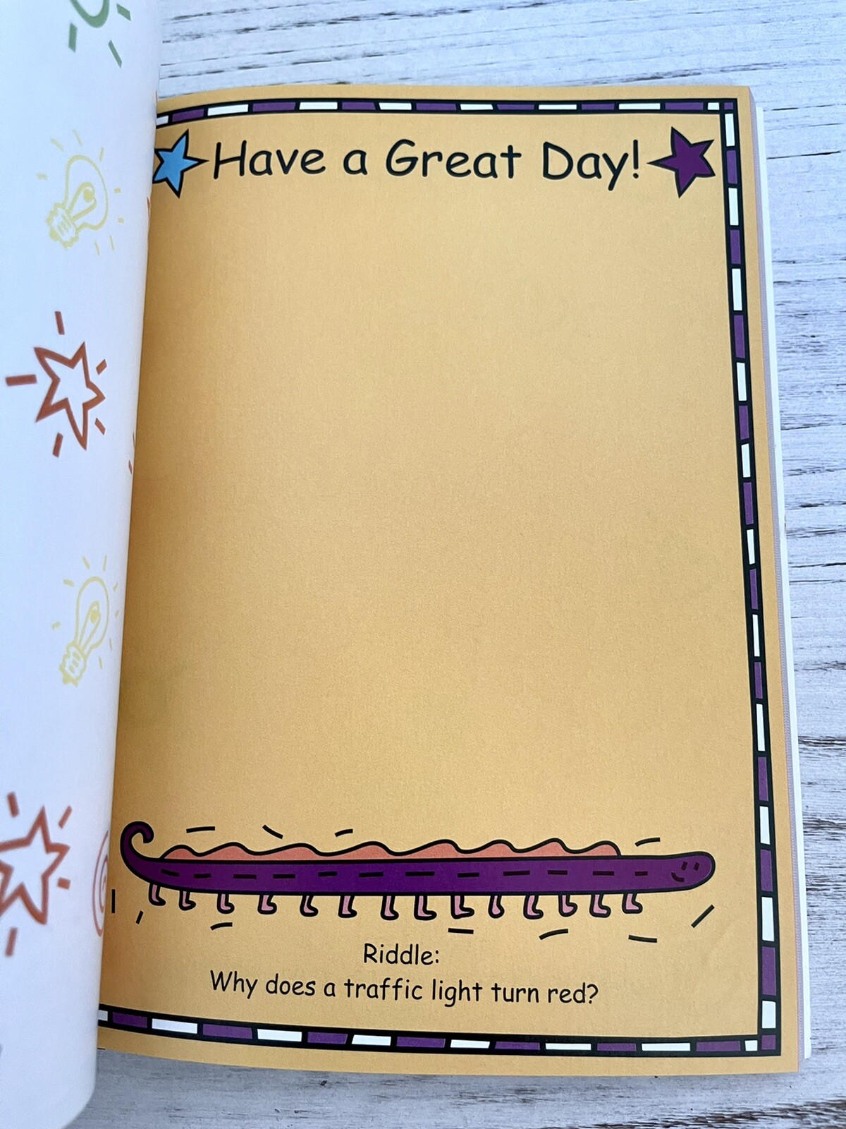 Lunchbox Letters Book of Notes Back To School