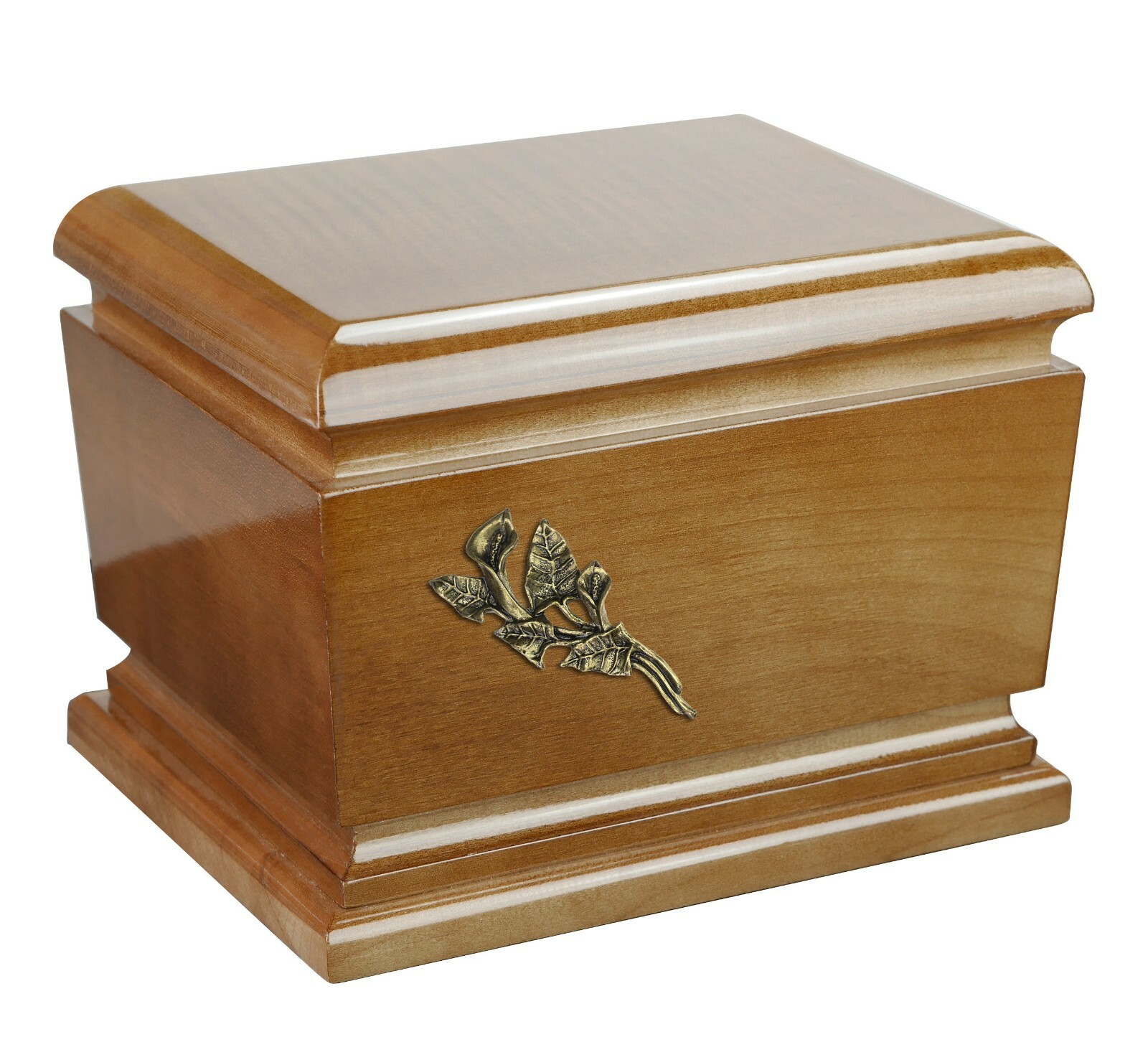 Wooden Cremation Ashes Urn for Adult Unique Memorial Funeral casket Urn Memorial