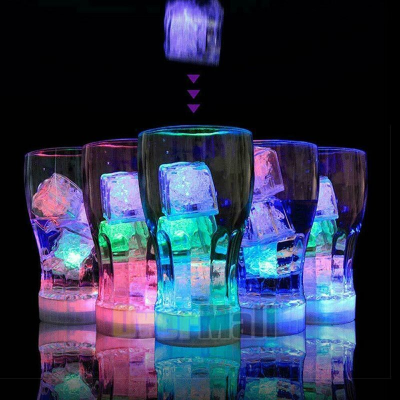 4-120x Light Up Ice Cube for Drinks Multi-Color LED Ice Cubes for Ice Cube Light