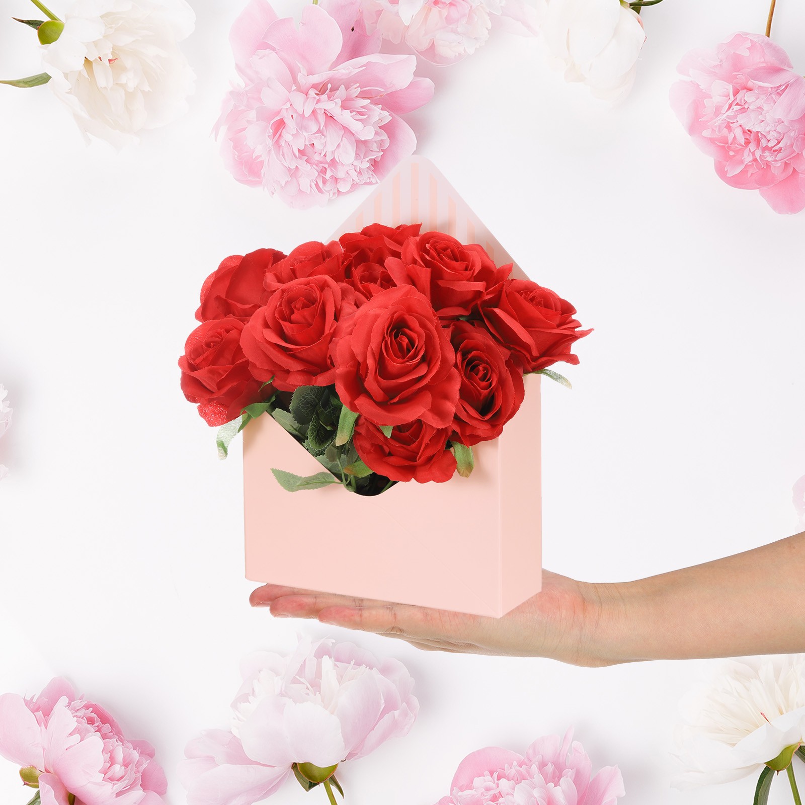 Paper Flower Gift Bags 20Pcs Paper Bouquet Flower Envelope Gift Bag
