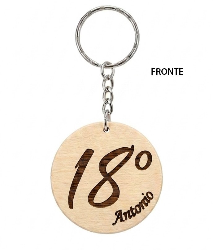 Personalized Wooden Keychain Laser Letter Number Place Card Party Favor 18th