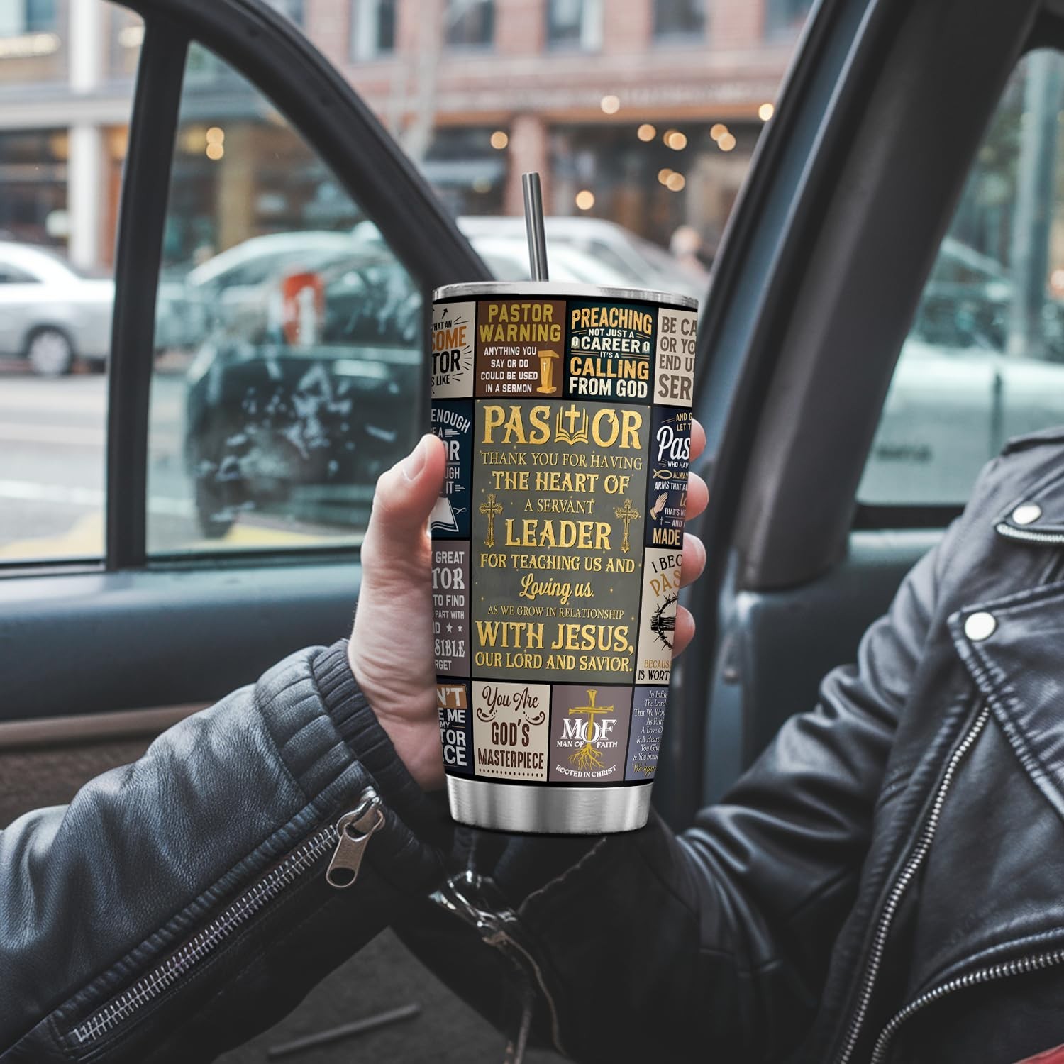 20 Oz Tumbler for Men, Ministry Appreciation, Retirement, Youth Pastor Birthd…