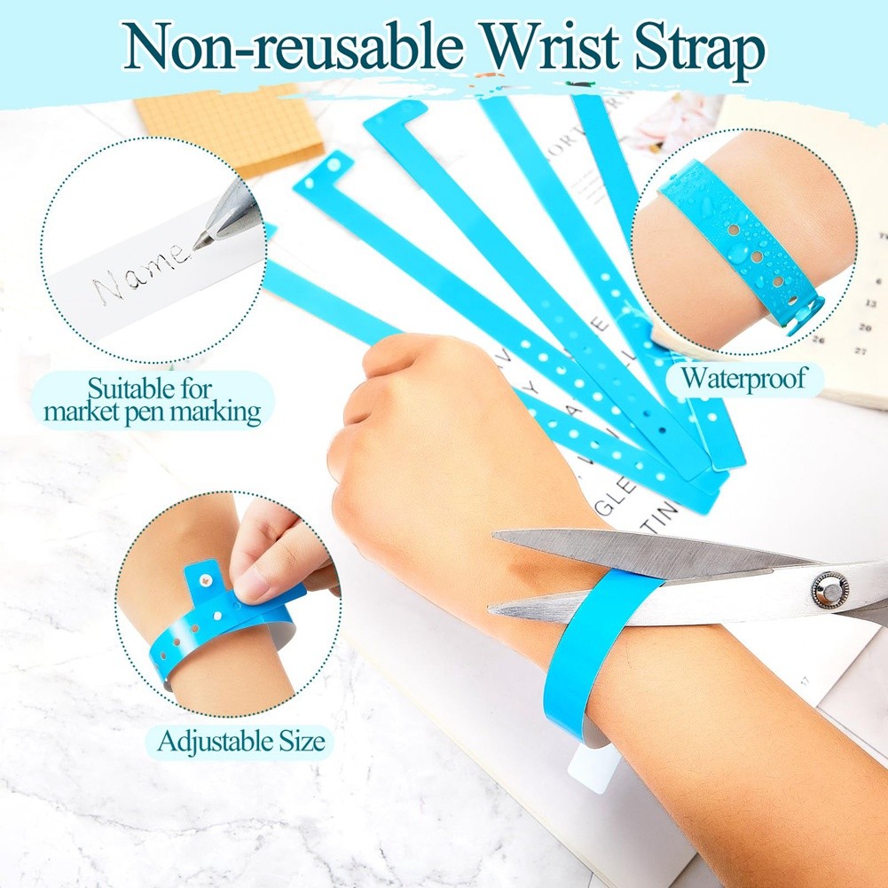 300 Pcs Neon Plastic Wristbands Vinyl Wristband Wristbands Plastic1316