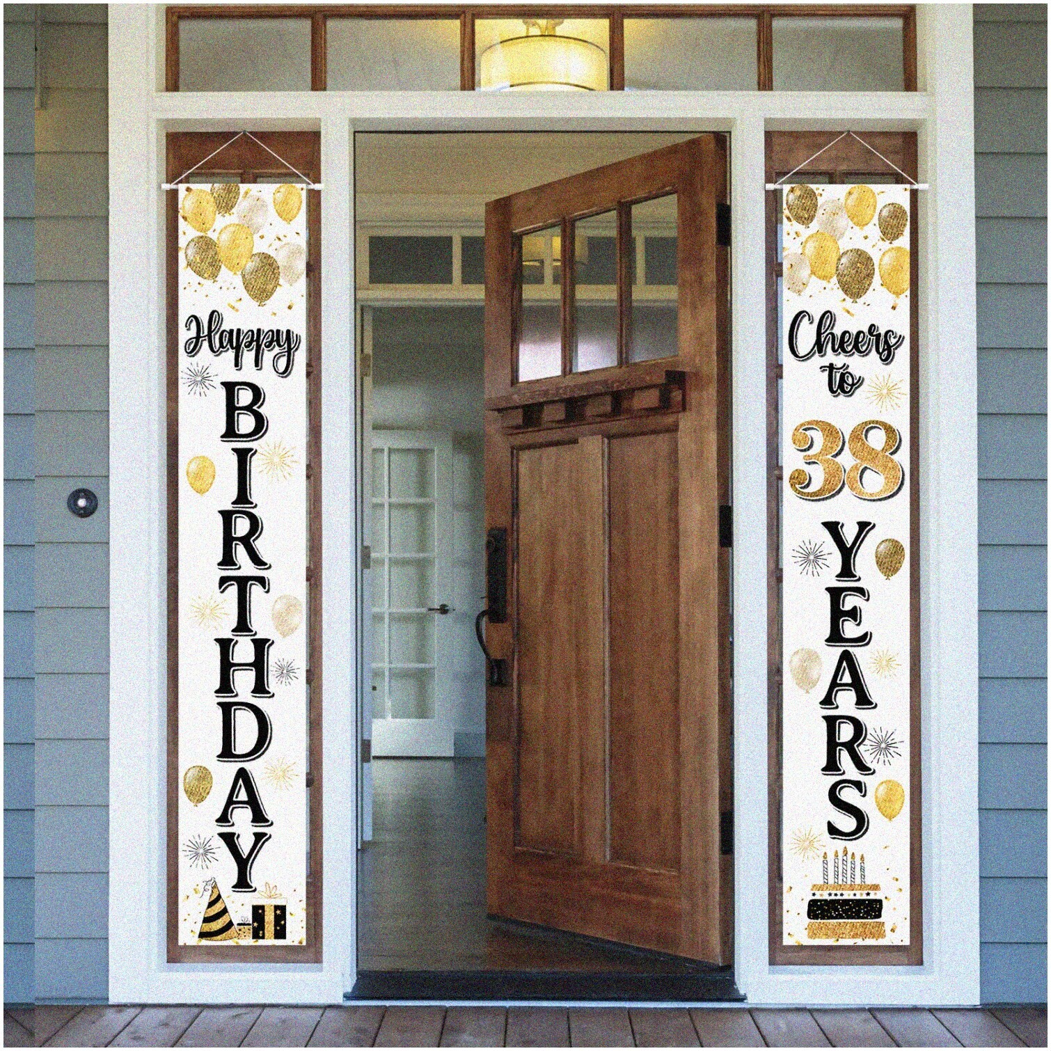 38th Birthday Door Banner Yard Sign