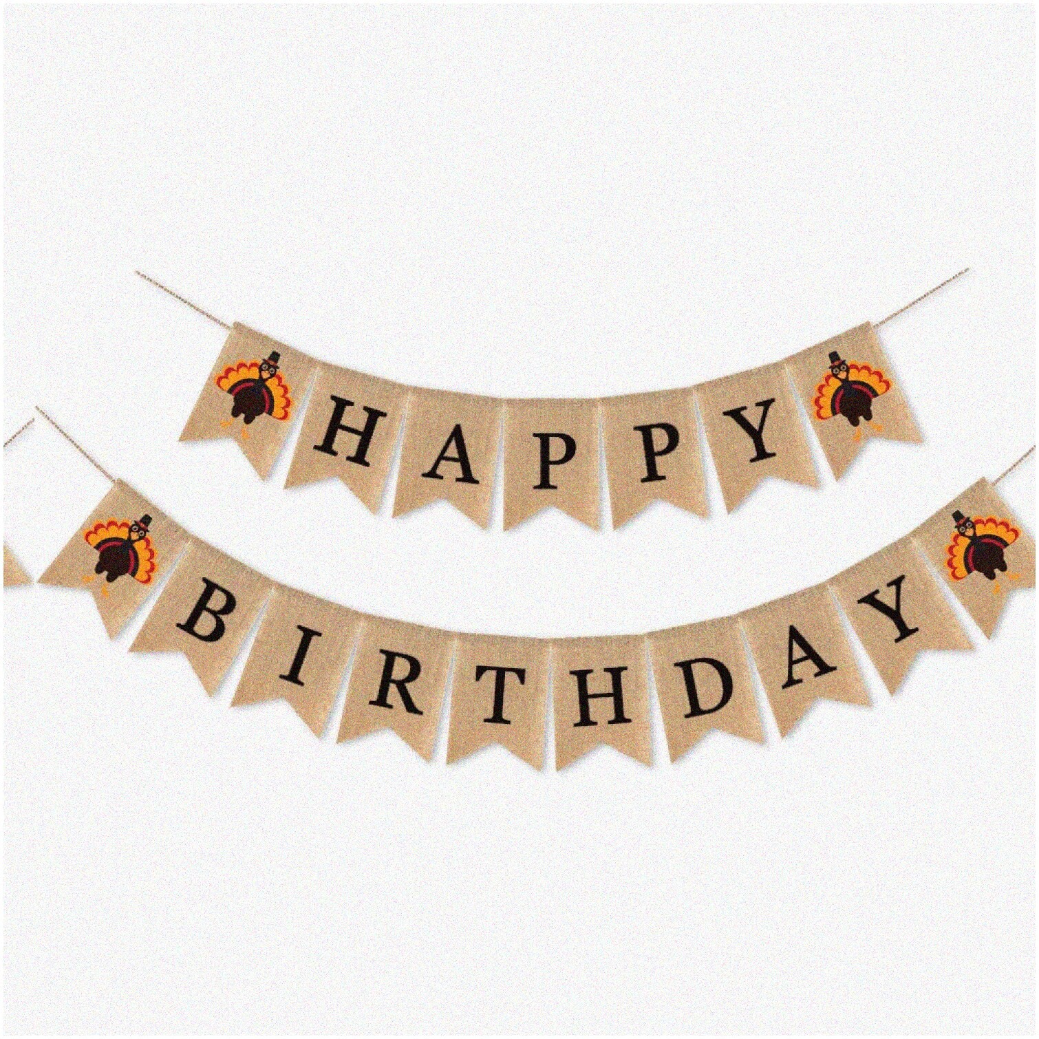 Rustic Burlap Party Bunting Eco-Friendly Garland