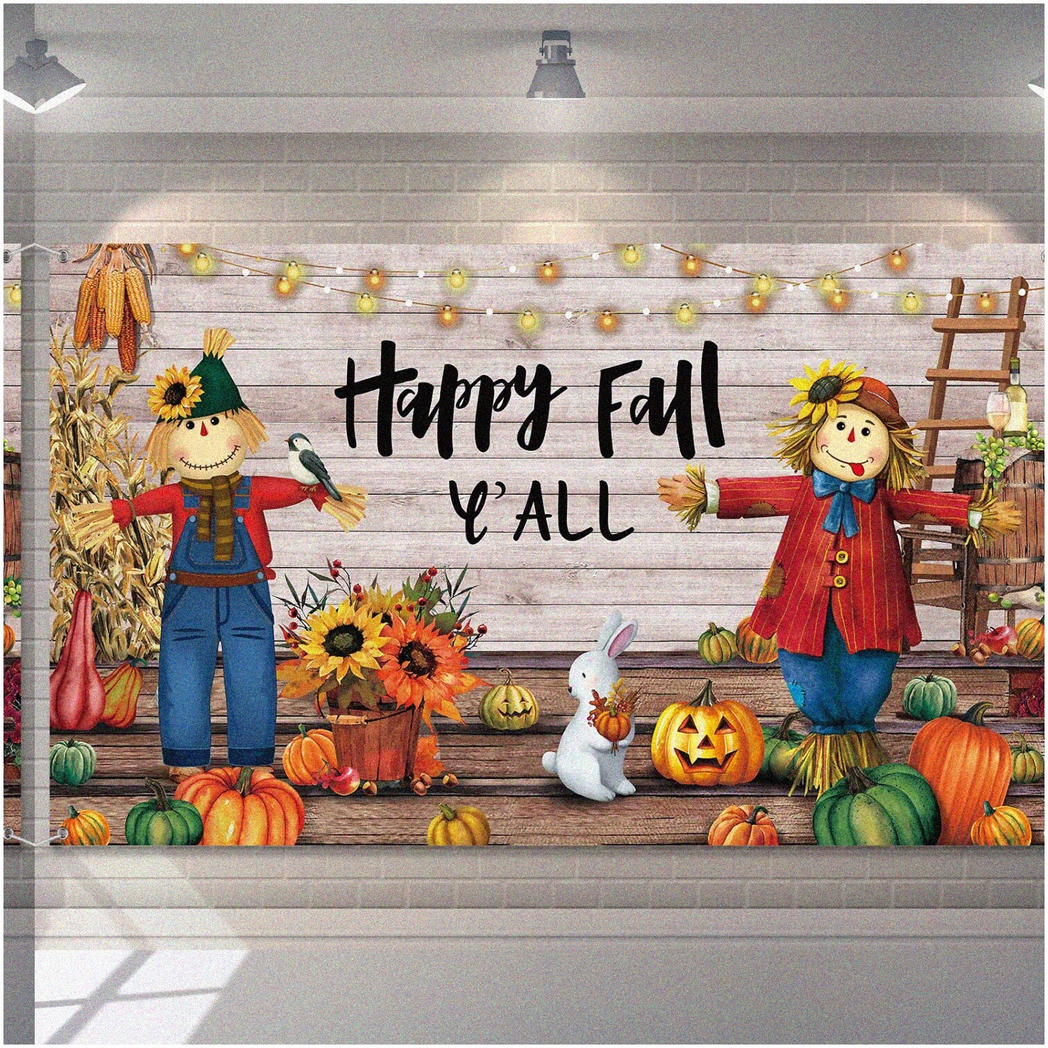 Fall Harvest Outdoor Banner for Parties