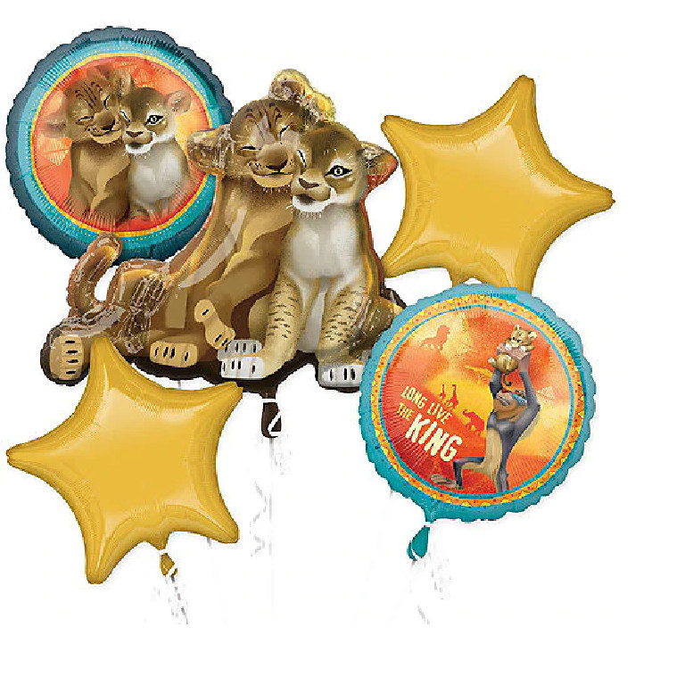 The Lion King Balloon Bouquet 5pc