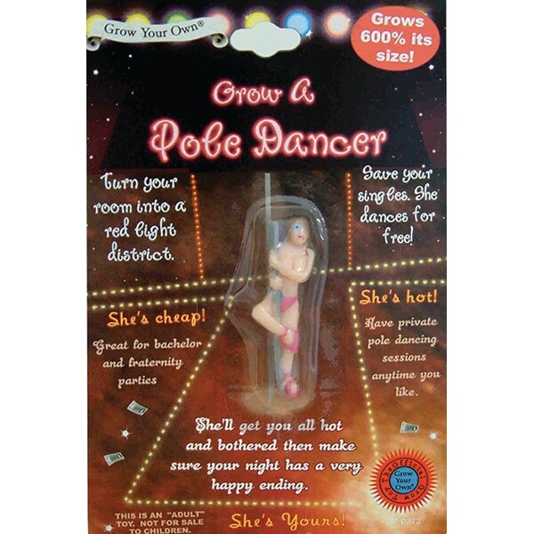 Grow Your Own Female Pole Dancer Stripper – Funny Adult Novelty Gag Joke Gift