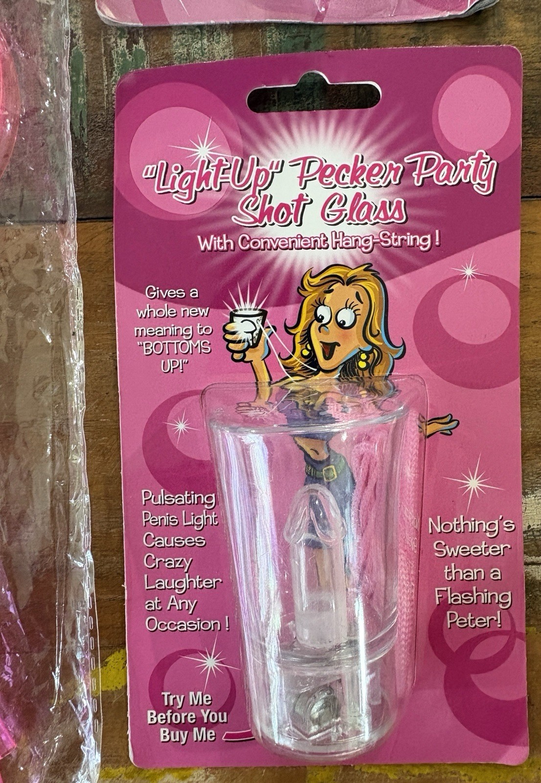 Lot of Bachelorette Adult Party Favors Light Up Shot Glass Dice Straws NEW