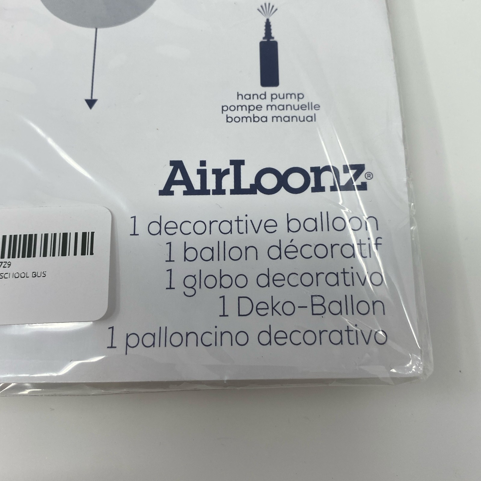 Anagram AirLoonz 56″ Selfie School Bus Foil Balloon Photo Prop – Yellow