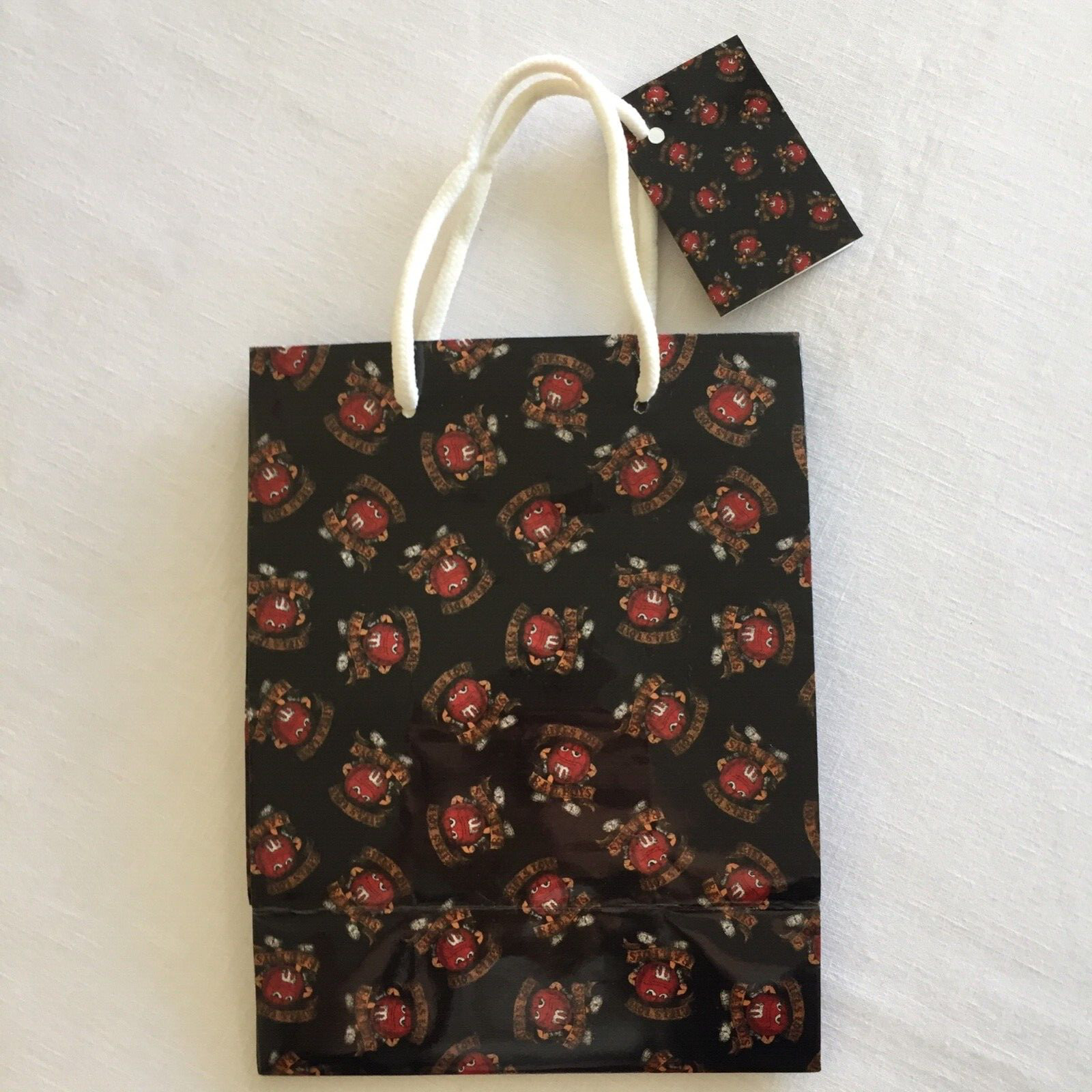 Girls Love Bad Boys M&M Gift Bag Red Black 2008 Retired