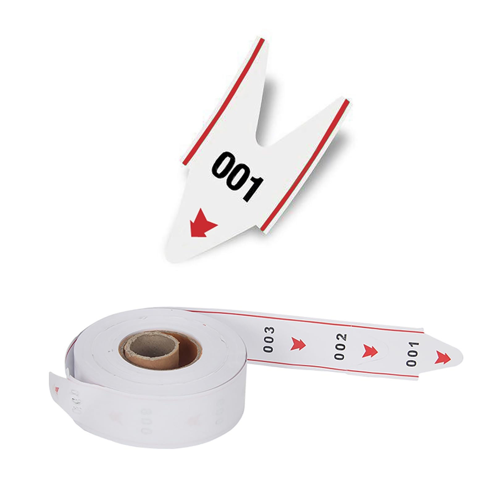 White Take A Number Tickets 2Digit TurnOMatic Roll 2000 PCS Fits 00/99 In