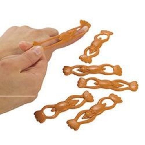Reindeer Stretch & Finger Fly Party Favor Christmas Toy Hunting (84 pc)