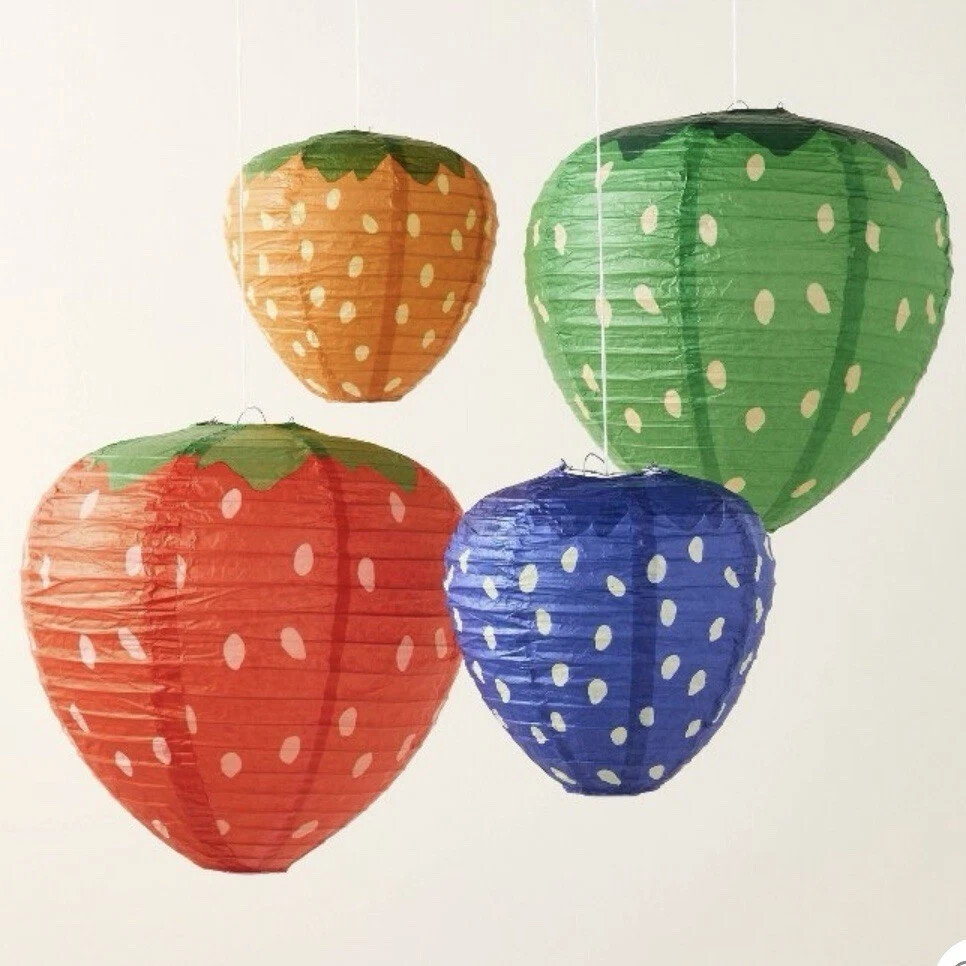 4pc Novelty Strawberries Lantern Set *NEW* kate spade new york x Target