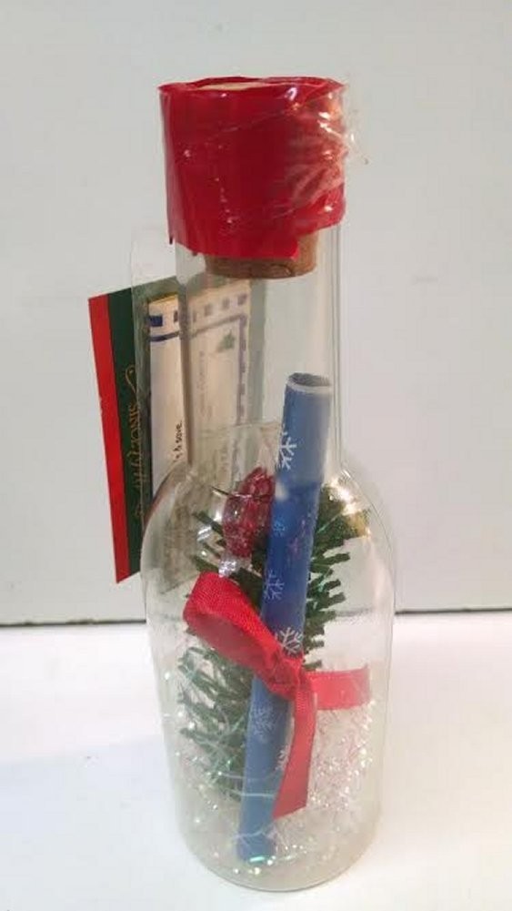 Mailable Holiday Message in a Bottle