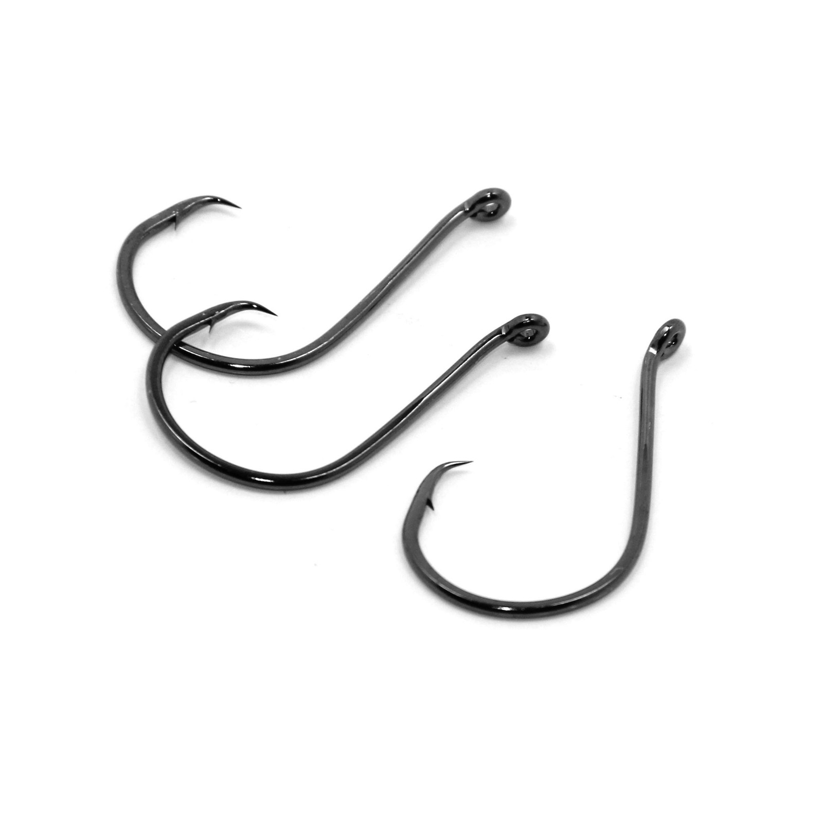 Gamakatsu Circle Offset Point Octopus Hook-Pack of 25 (Black) 1