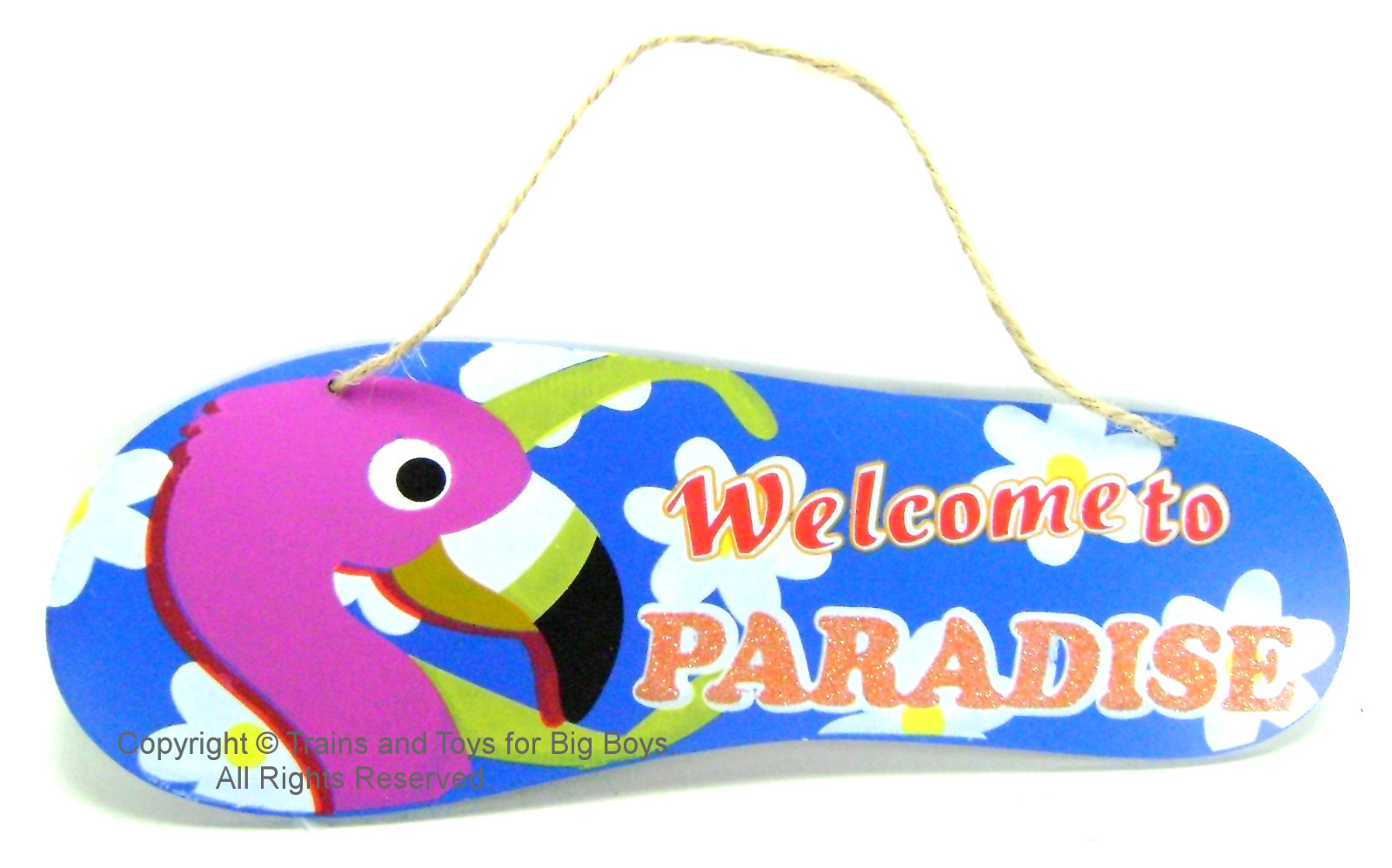 WELCOME TO PARADISE SIGN Luau Party Decoration Summer Decor Garden New I
