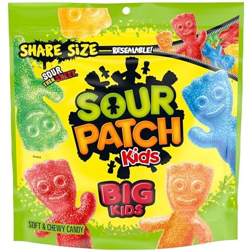 Big Kids Soft & Chewy Gummy Candy, Share Size, 12 oz 12 Ounce (Pack of 1)