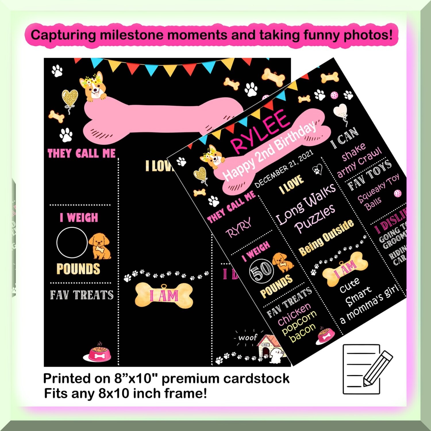 Dog Birthday Decorations and Balloons Pack