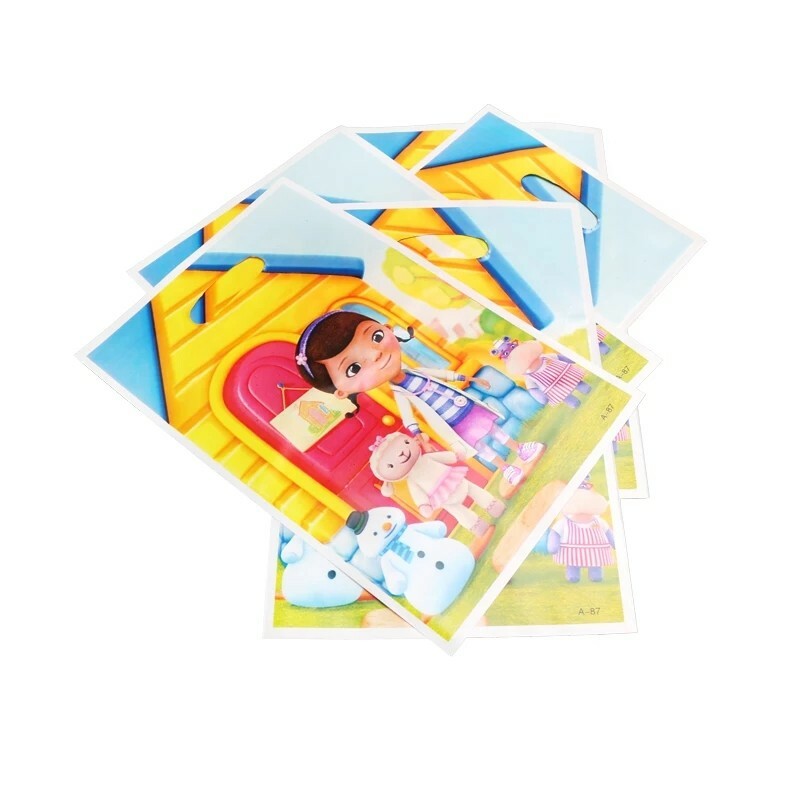 20 Pcs Set, Dr Mcstuffins Candy plastic bags Kids Birthday Party Supplies