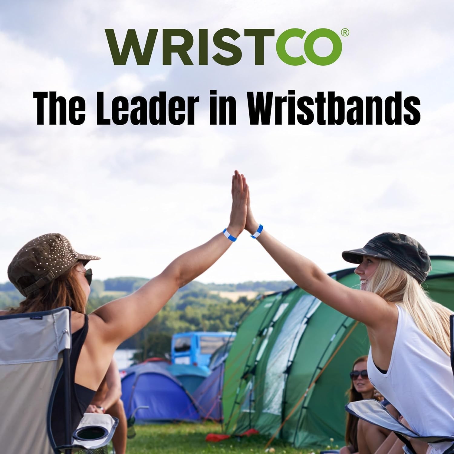 500 5 Color Variety Pack Paper Plastic Wristbands for Events – Water-Proof T…