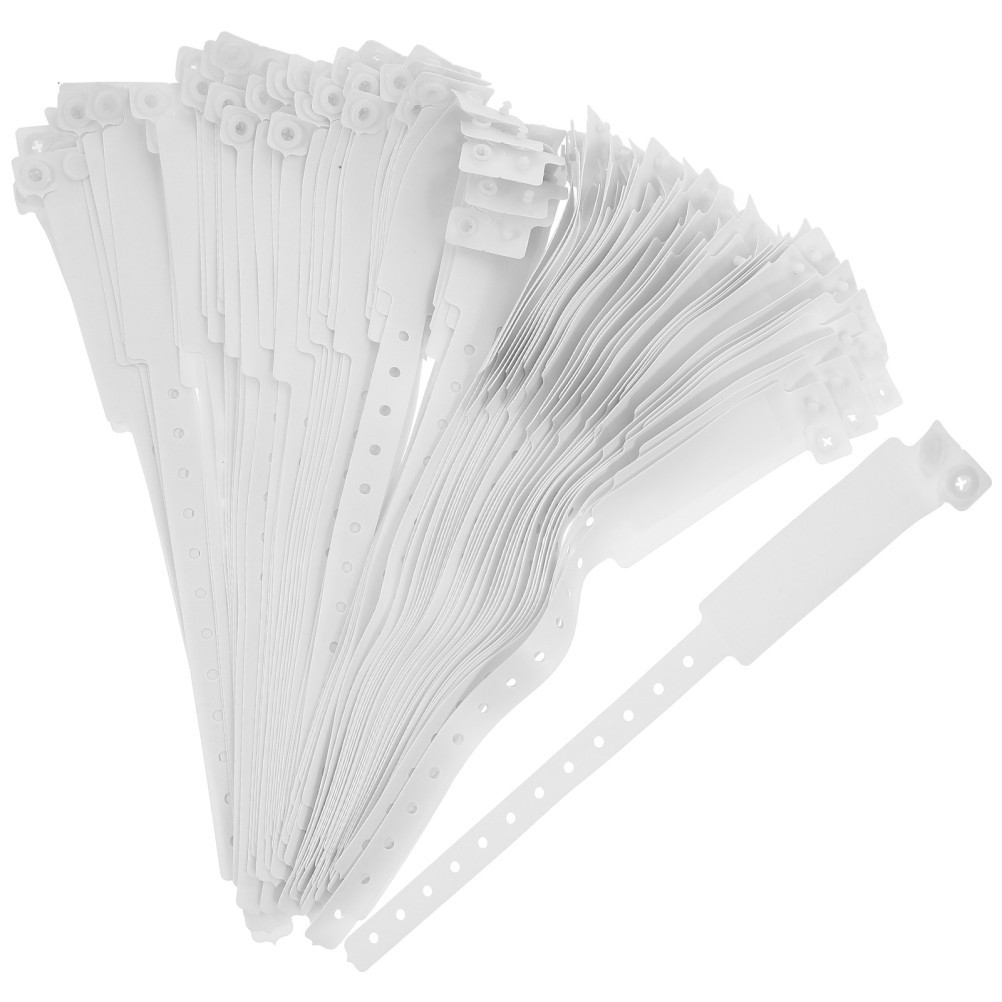 200 Pcs Medical Wristband Id Wristbands Bracelet Bracelets for Elderly