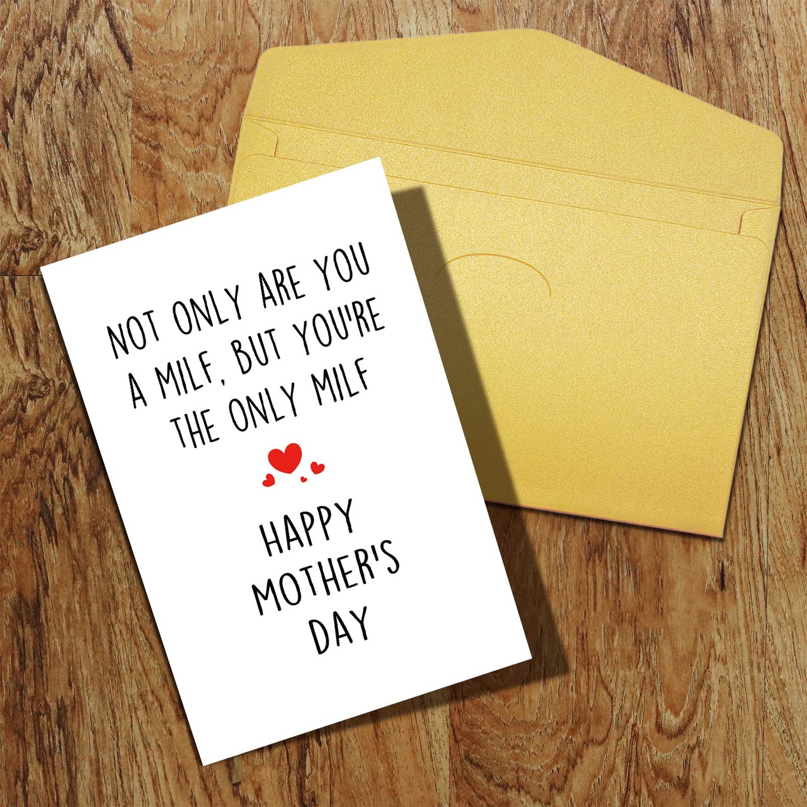 Qiliji Naughty Mother’s Day Card for Wife from 8 inches x 5.3 inches, #14