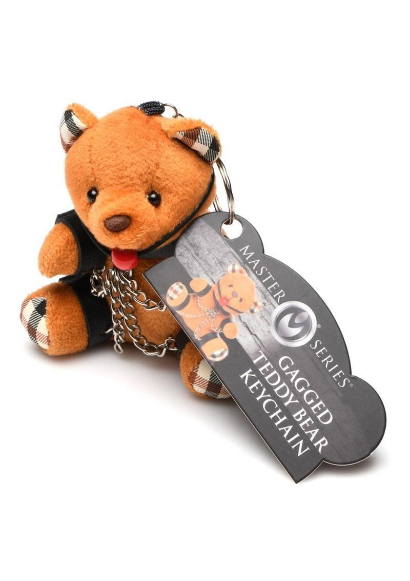Gagged Teddy Bear Keychain