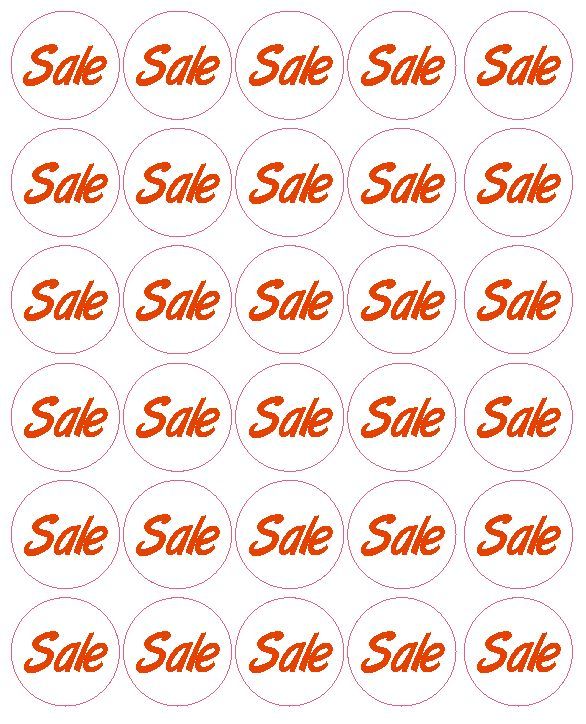 Sale Stickers Retail Store FLEA MARKET Boutique SWAP MEET MADE IN USA #D70