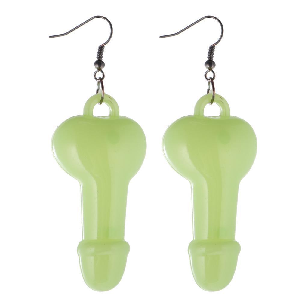 Fluorescent Pecker Earrings Hen Stag Night Party Joke Gift Adult Toys