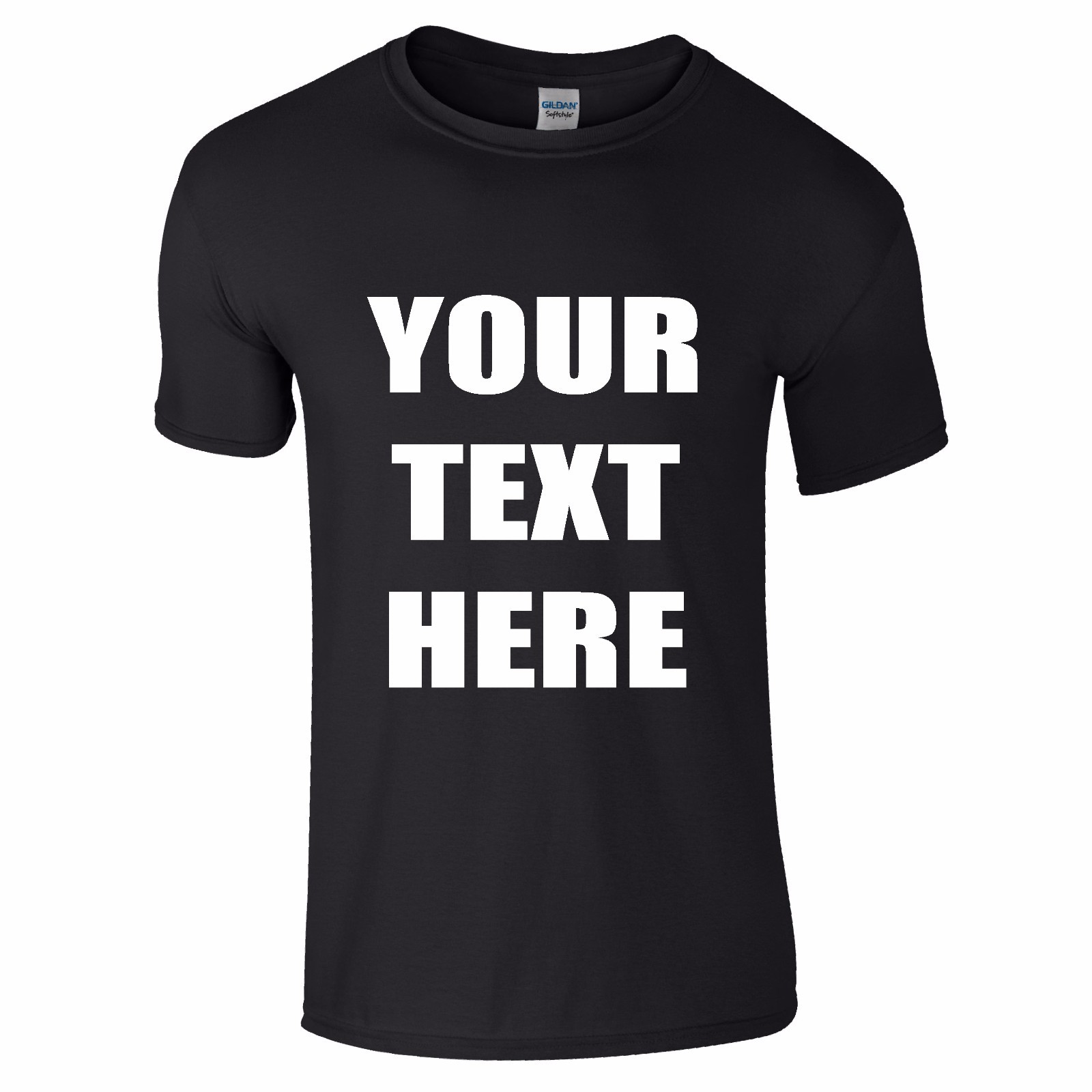 TEXT PRINTED T-SHIRTS – PERSONALISED, STAG NIGHTS, WORK, FUN, YOUR WORDS!
