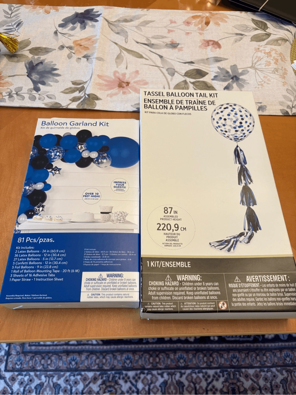 Lot of 2 Amscan Balloon Sets, NWT
