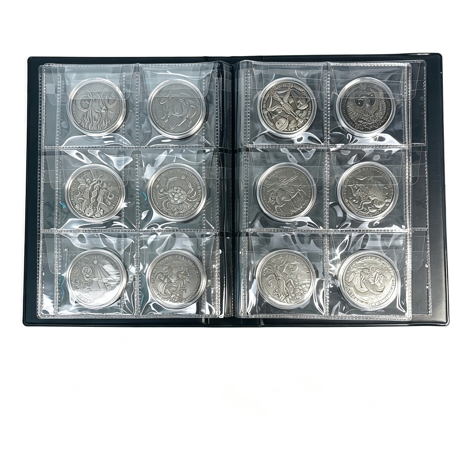 12 Zodiac Signs Commemorative Coins with Collector’s Album
