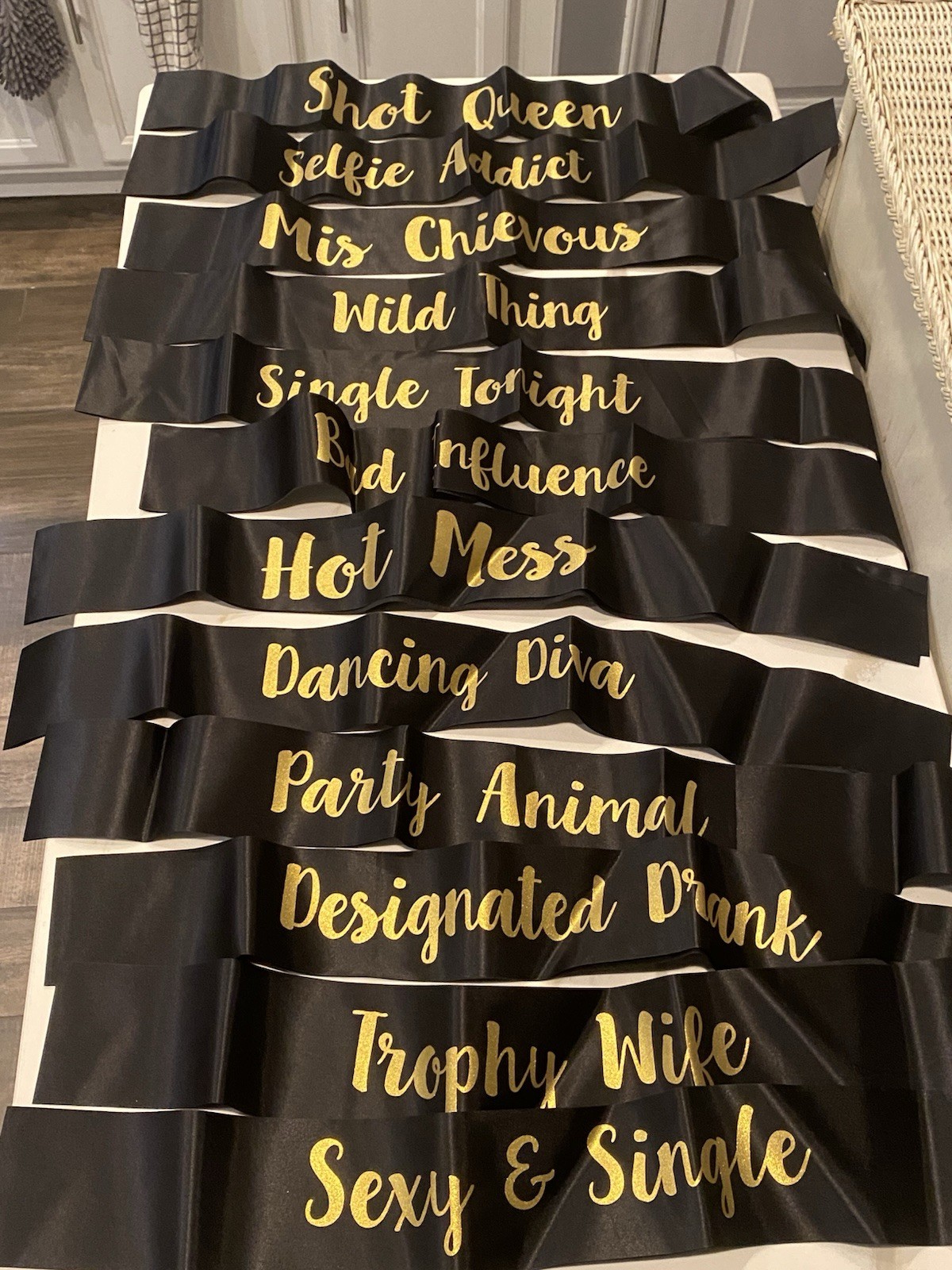 Black & Gold Bachelorette Party Kit – Complete Decor & Game Bundle 💋