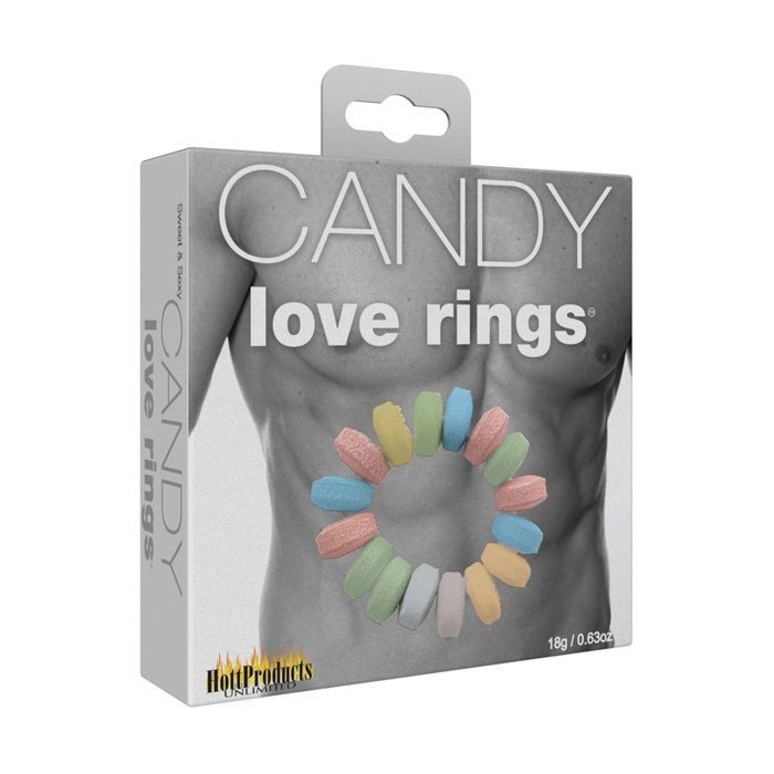 Edible Candy Ring Set of 3 Novelty Sweet Treat Adult Party Fun Gift