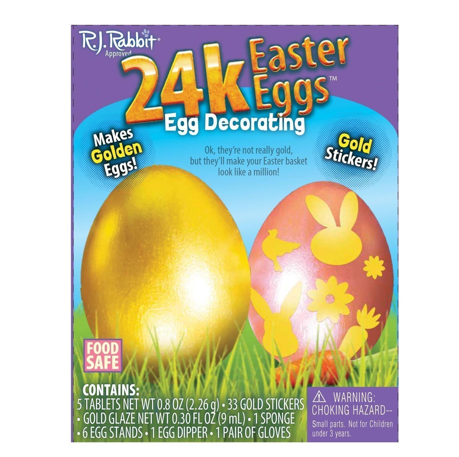 Easter Unlimited 24K Colorful Golden Easter Eggs!