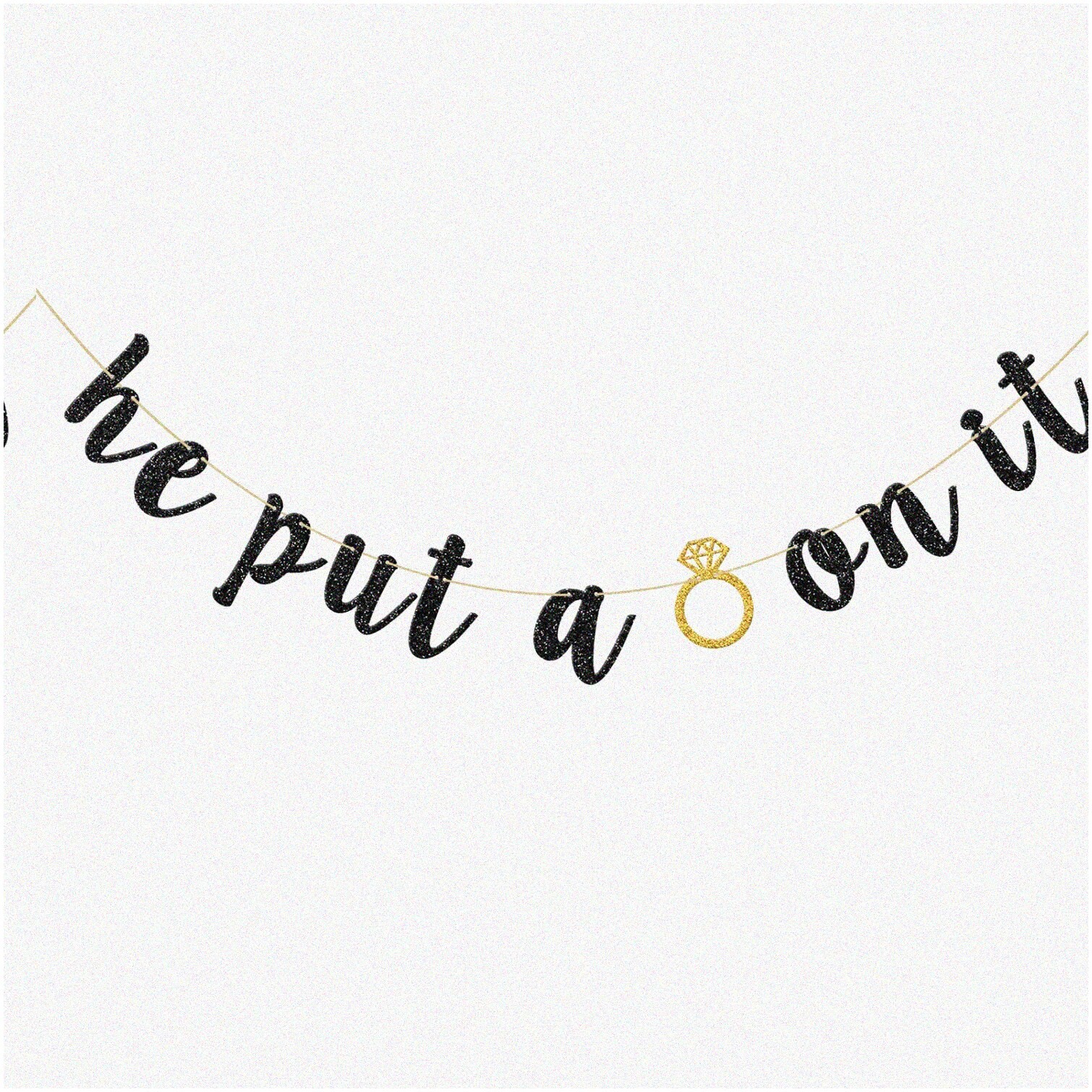 Sparkling Celebration Engagement Party Banner