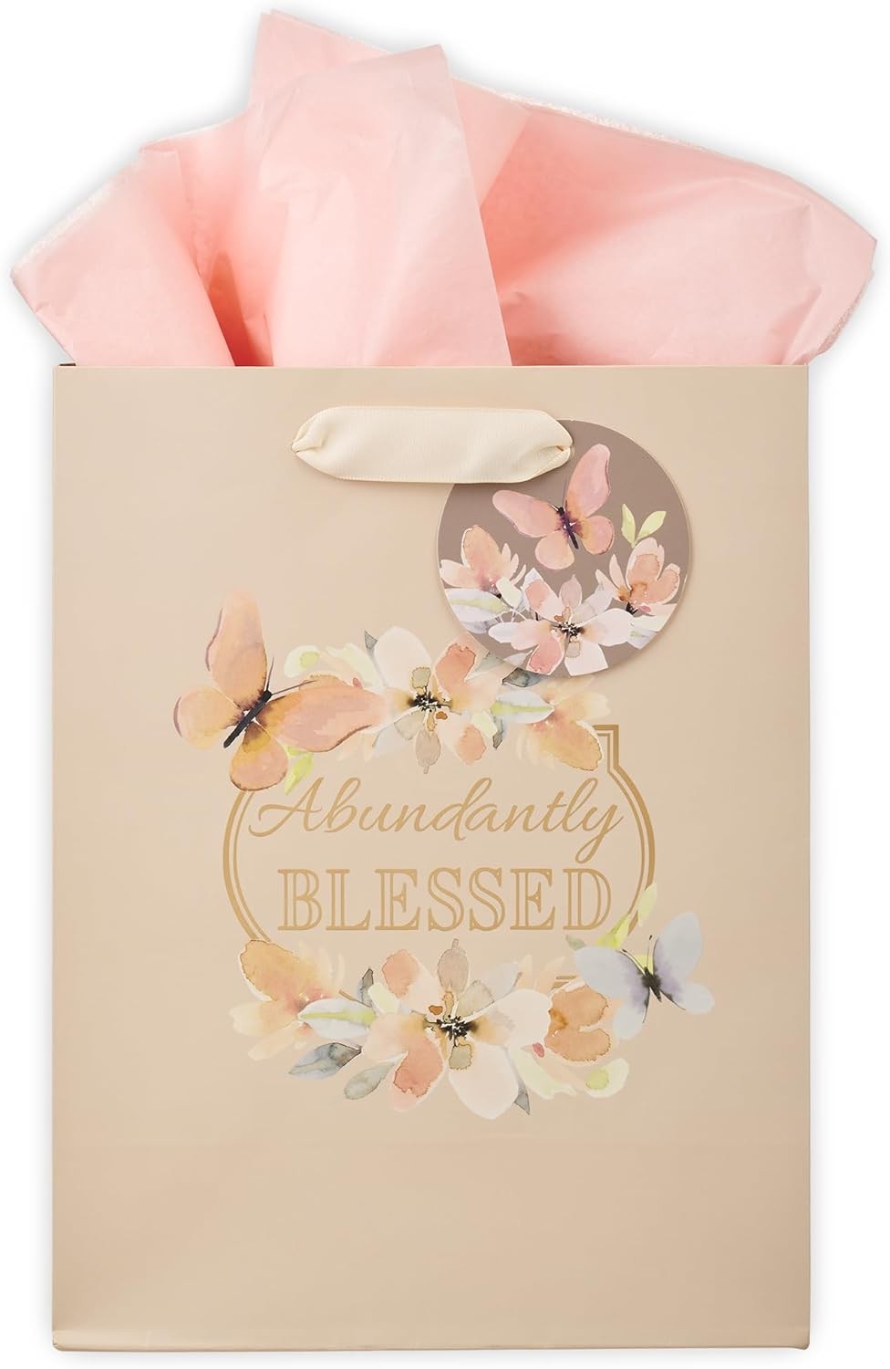 Christian Art s Bag/Tissue Paper Set Abundantly Bled